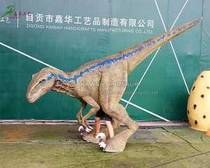 Истеҳсолкунандаи динозаврҳои воқеӣ костюми аниматронии Raptor фармоишгари DC-929