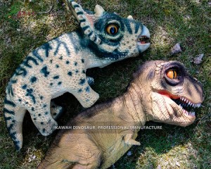 Provedor de produtos de parque de dinosauros Títeres de man para bebés de dinosauros realistas feitos a medida HP-1126