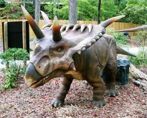 Dinosaur World Realistic Dinosaur Statue Animatronic Dinosaur Kosmoceratops
