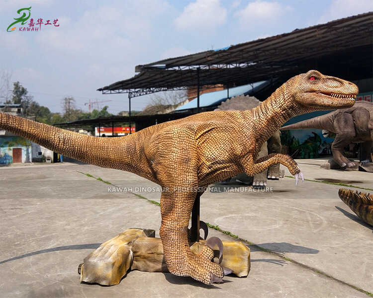 Забавна сцена одење диносаурус Animatronic Velociraptor AD-617