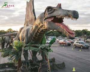 Добро дизајниран кинески аниматронички диносаурус роботски диносаурус за забавни парк