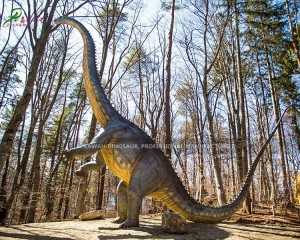 Jungle Park Long Neck Stand Dinosaur Diplodocus Animatronic Dinosaur Life Size Dinosaur AD-065