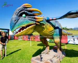 Jurassic Park Customized Realistic Dragon Statue Animatronic Dragon
