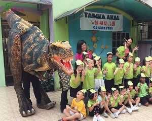 Kids Favorite Realistic Dinosaur Costume Customized School Show
