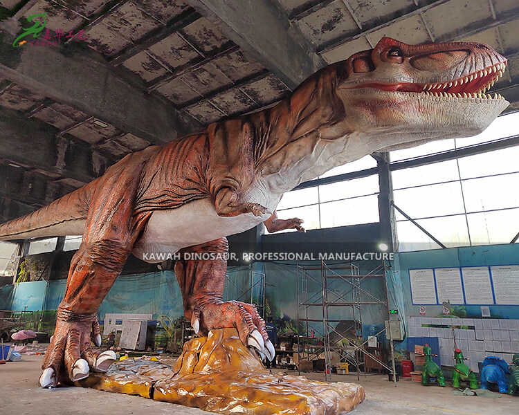 Garums 20 metri T-Rex Animatronic Jurassic Park Milzu dinozaurs Reālistisks dinozaurs AD-135