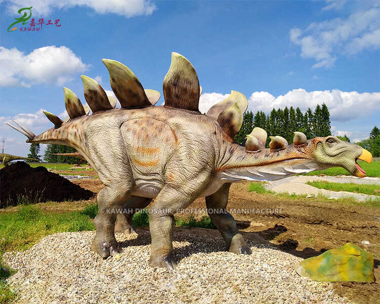 Dinosaurio de tamaño natural Dinosaurio animatrónico Stegosaurus AD-073