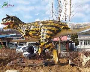 Free sample for Animatronic Dinosaur Exhibit - Life Size Dinosaur Statue Carnotaurus Customized Dinosaurs Sculpture AD-090  – KaWah