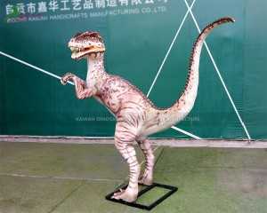 Estatua de dinosaurio animatrónico Velociraptor realista Estatua de Velociraptor AD-127
