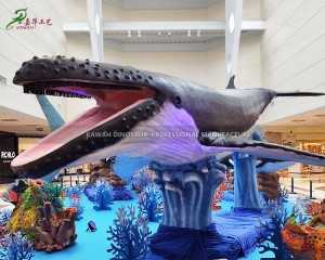 Altri prodotti per parchi divertimenti Animatronic Blue Whale per Park AM-1617