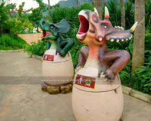 Luar Dino Tong Sampah Produk Taman Dinosaur Kedai Sehenti PA-1916