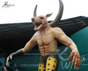 Ongokoqobo Animatronic Monster Statue Halloween Ngokwezifiso Ukufakwa Kwamahhala PA-1964