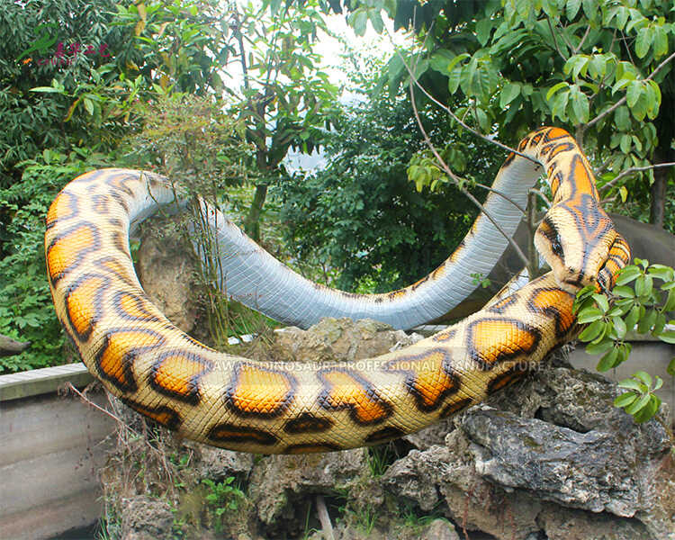 Realistic Burmese Python Adani Animatronic Animal AA-1236