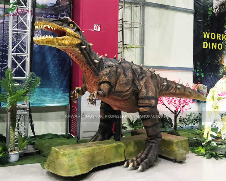 Realistiškas dinozaurų scena vaikštantis dinozauras Animatronic dinozauras Spinosaurus AD-603