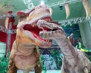 Stage Walking Dinosaur T-Rex Statue Realistic Animatronic Dinosaur for Show