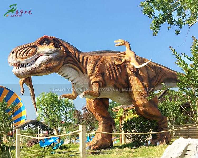 T Rex Animatronic Парк Юрскага перыяду Аніматронны дыназаўр на продаж Статуя Tyrannosaurus Rex AD-002