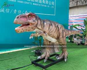 Zigong Dinosaur Factory Kawah zīmola Animatronic dinozauru T-Rex modelis 4 m reālistisks Dino izpārdošana AD-016