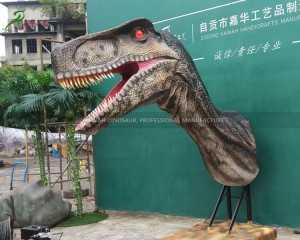 Dinosaurio Zigong, cabeza de dinosaurio animatrónica realista, fabricante de Velociraptor PA-1966