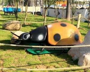 Zoo Park Dekorazzjoni Realistiku Ladybird Big Bugs Insetti Animatronic AI-1423