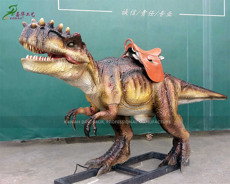 Myntdrivna Kiddie Rides Dinosaur Party Supplies Allosaurus Animatronic Dinosaur Ride till salu ADR-722