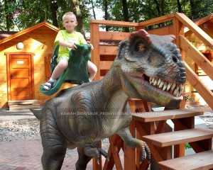 T-Rex Amusement Park Rides Dinosaur Theme Park တွင် ADR-720 ပြသရန်အတွက် Animatronic Dinosaur Ride Machines