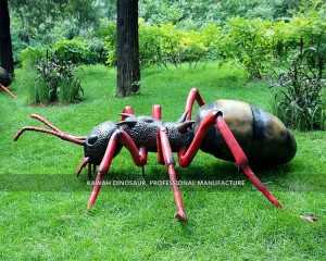 Parka Serpêhatî Nîşan Big Bugs Ant Animatronic Kêşeyên Ant Peykerê Kesane AI-1420