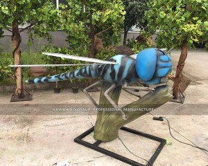 Animatronic Insects Dragonfly Statue for Park Display AI-1460