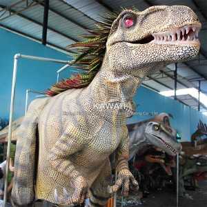Osta realistinen animatronic-dinosaur-asu Velociraptor räätälöity dinosaurustehdas DC-926