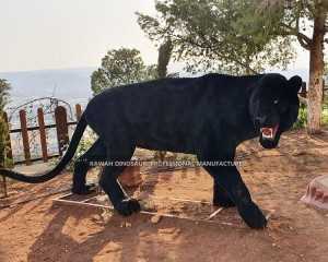 Fa'atau Moni Panther Statue Animatronic Animal AA-1245