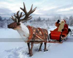 Božićni ukrasi Animatronic Životinje u prirodnoj veličini Animatronički kip sobova AA-1207