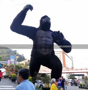 Personalizzata Big Gorilla Statue Annimali Animatronic għall-Bejgħ AA-1201