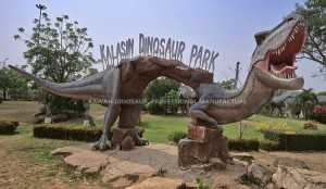 Dinosaur Park Entrance Park Gate Fiberglass Made ISO Standard