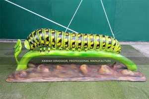 Modelo de insecto educativo Estatua de oruga de insectos de tamaño natural AI-1425