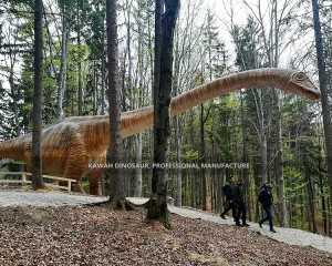 Giant Long Neck Dinosaur Seismosaurus Realistic Dinosaur Statue for Forest Park