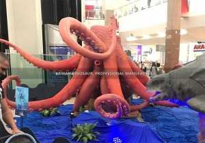 Mtengo Wachimphona Wam'madzi Wam'madzi Wogulitsa Animatronic Octopus Factory AM-1651
