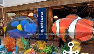 Handmade Achte gwo Animatronic Clownfish pou Shopping Mall AM-1623