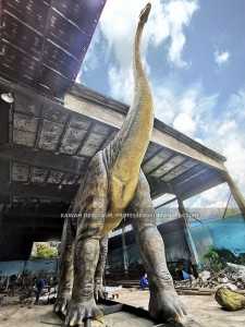 Juros periodo parko ilgo kaklo dinozauras Lusotitan Animatronic dinozauras gyvenimo dydžio dinozauras AD-060