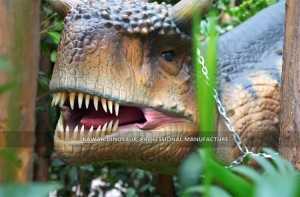 Jurassic Park Realistic Dinosaur Carnotaurus Animatronic Dinosaur сатуу үчүн AD-084