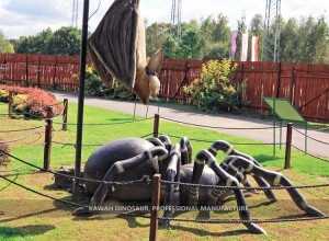 Ohun ọṣọ Lifelike Park Realistic Giant idun Animatronic Spider Animal Spider Sculpture AI-1409
