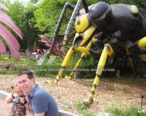 Ita gbangba Park Ifihan Big Wasp Animatronic Animal Honey Bee Statue Adani AI-1414