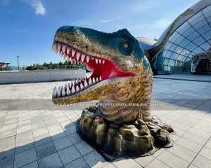 Ukuthatha isithombe Fiberglass Dinosaur Head for Jurassic World PA-1927