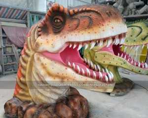 Peşəkar Dinozavr Modeli Fabriki Fiberglas Dinozavr Başı Pulsuz Sitat İndi FP-2411