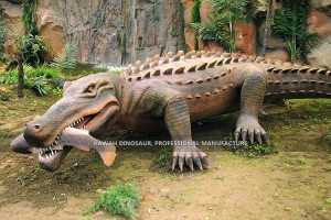 Realistic Crocodile Animatronic Sarcosuchus Statue Animatronic Animal