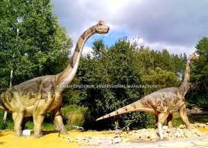 Реалистичен динозавър Брахиозавър Статуя на динозавър Аниматронен динозавър за продажба AD-062