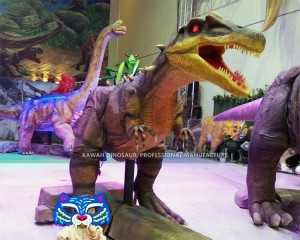 Dinozaur realist din scenă de mers pe jos Dinozaur animatronic Spinosaurus AD-603