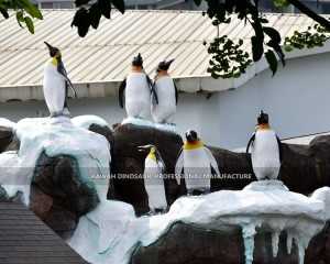 Equipo de parque de pingüinos animatrónicos de simulación para Show AM-1624