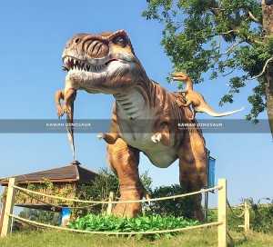 T Rex Animatronic Jurassic Park Animatronic Dinosaur ສໍາລັບຂາຍ Tyrannosaurus Rex Statue AD-002