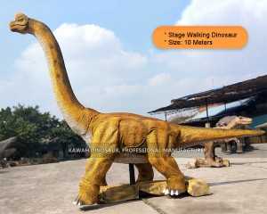 Ukuhamba I-Brachiosaurus Yenziwe Ngokwezifiso I-Long Neck Dinosaur Animatronic Dinosaur AD-605