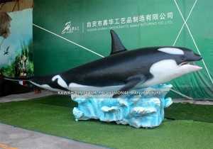 Balena ucigașă animatronică fabricată manual Zigong Factory pentru activități de marketing AM-1638