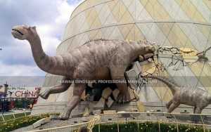 3D Dinosaur Statue Jurassic Dinosaur Park Brachiosaurus Realistic Dinosaur