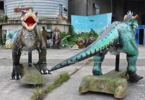 Dinozavr fabrikasi sotuvida haqiqiy yurish animatronik dinozavr Megalosaurus AD-618
